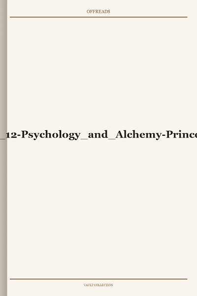 Jung, C. G. CW 12 Psychology and Alchemy Princeton, 1980