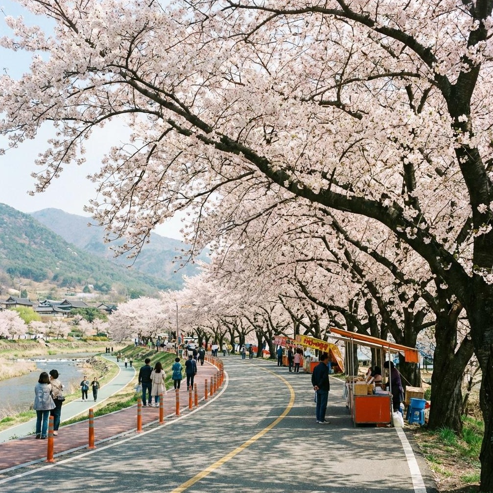 2026 울산 궁거랑 벚꽃축제 완벽 가이드: 개화, 주차, 필수 코스 분석