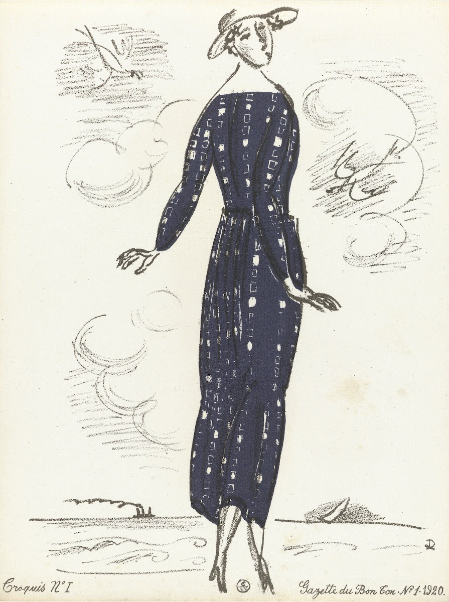 Gazette du Bon Ton  Croquis No I 1920
