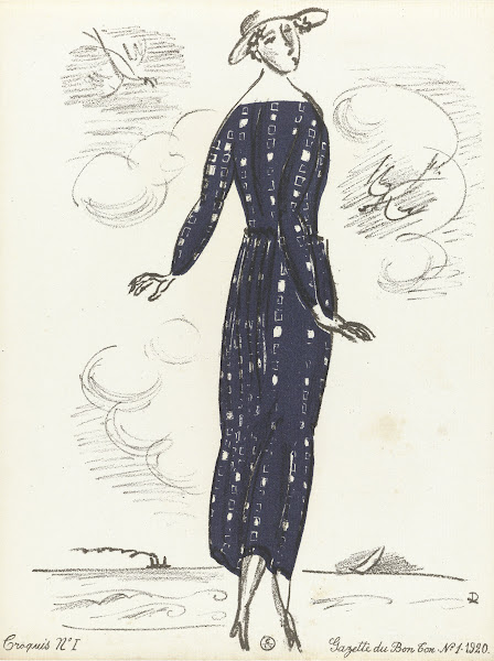 Gazette du Bon Ton  Croquis No I 1920