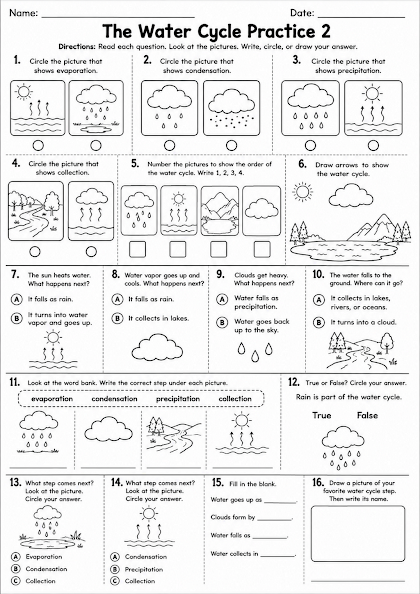 Water Cycle Practice 2