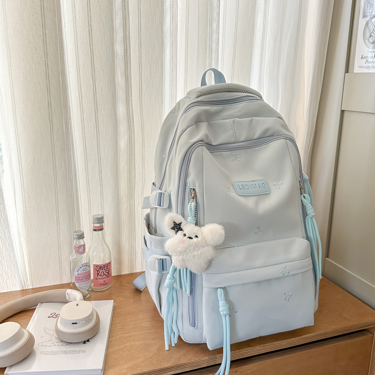 Schulrucksack mit Rolltop-Verschluss, groß