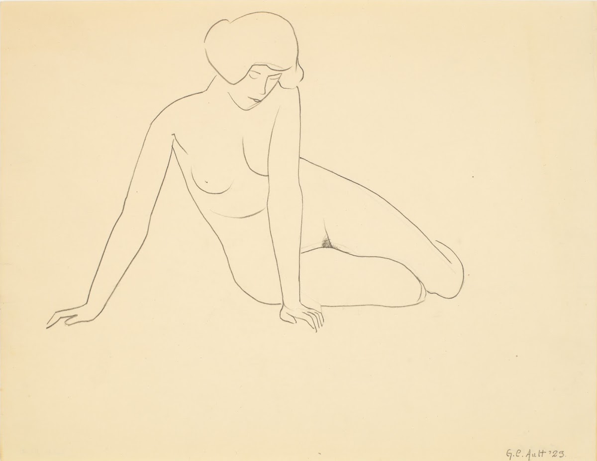Seated female figure 1923