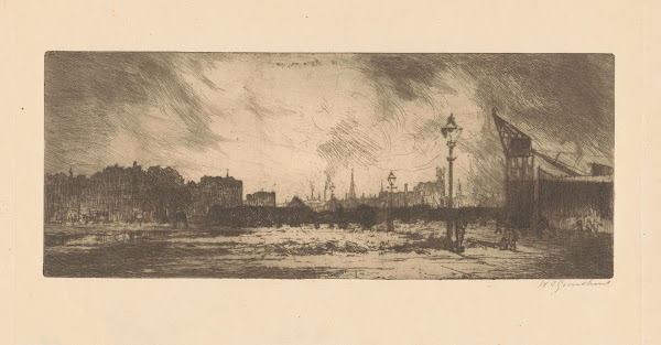 Havenkade Met Lantaarnpalen In Rotterdam 1888 1934