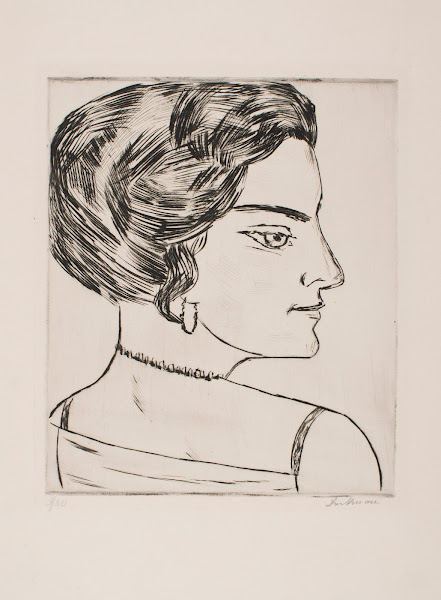 Naila in Profile Portrait of Frau H M 1923
