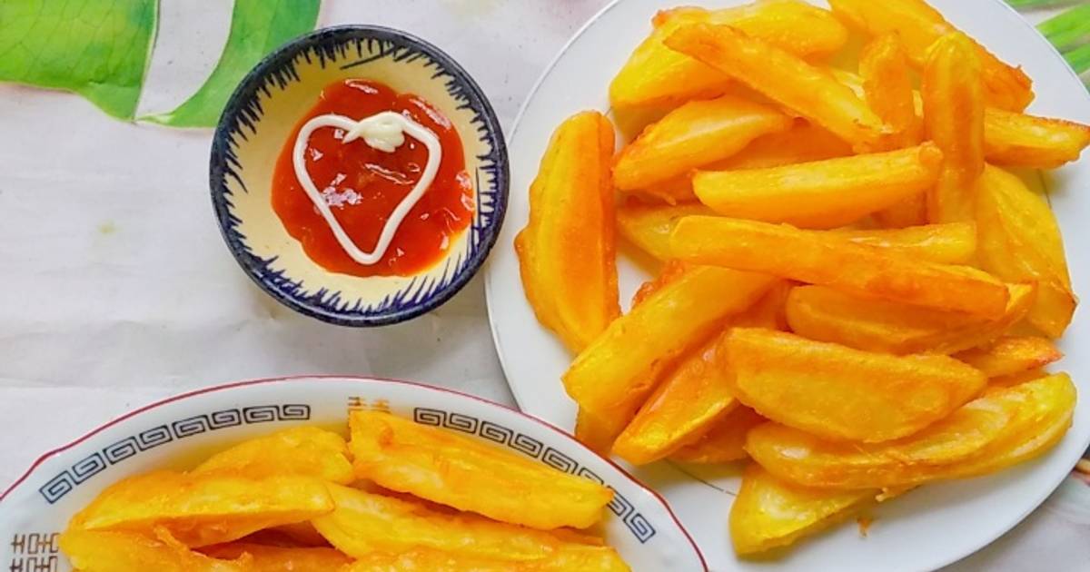 Khoai tây nhúng bột chiên giòn