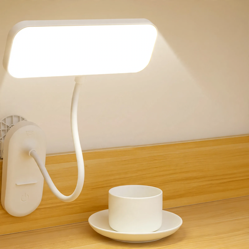 LED-Klemmleuchte für Nachttisch und Schreibtisch