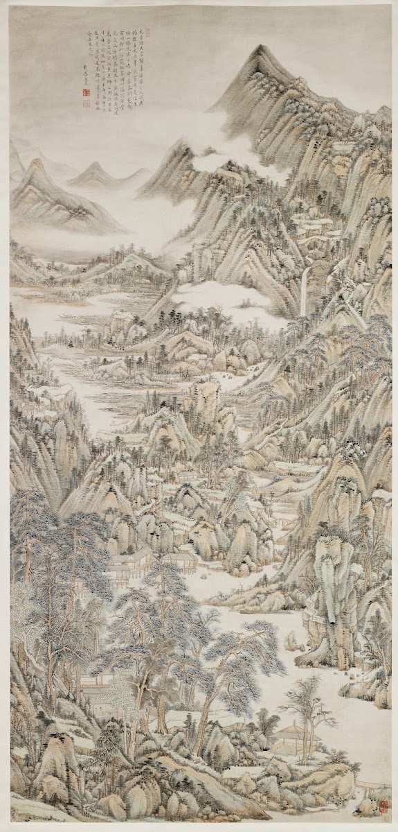 Landscape After Huang Gongwang 1752
