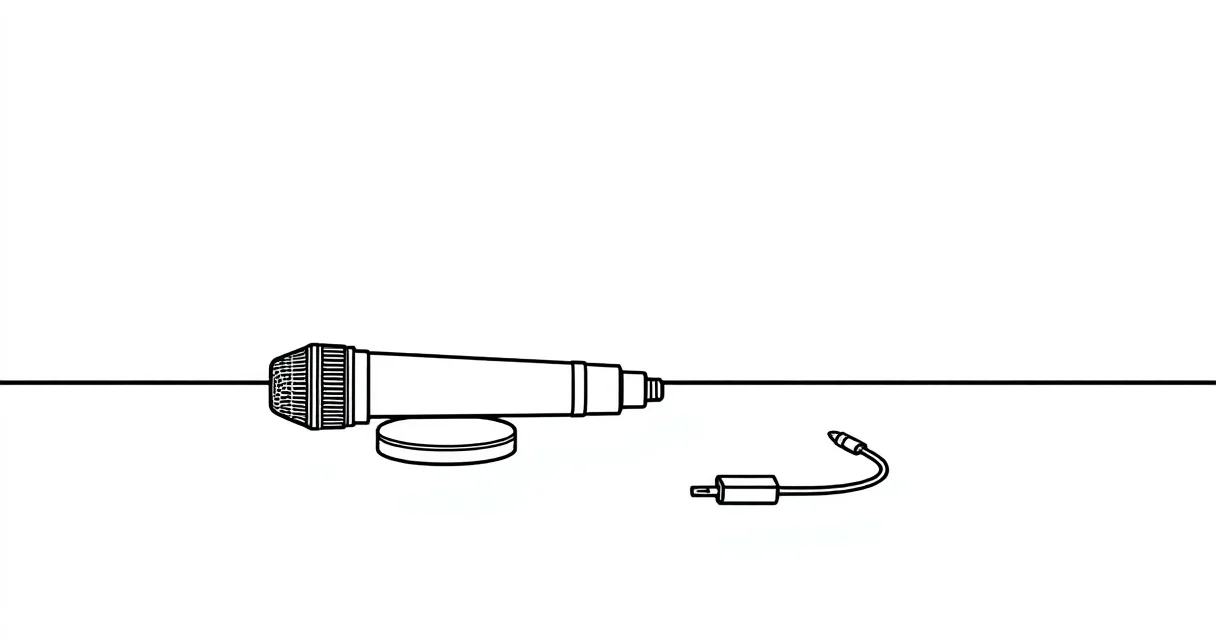강의용 무선 마이크 사용법 끊김과 하울링 해결 가이드 일러스트