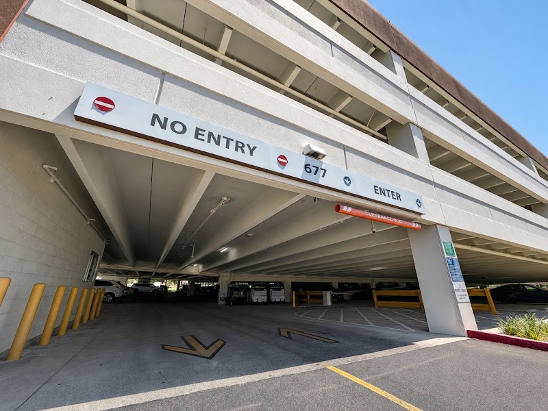 Parking structure entrance
