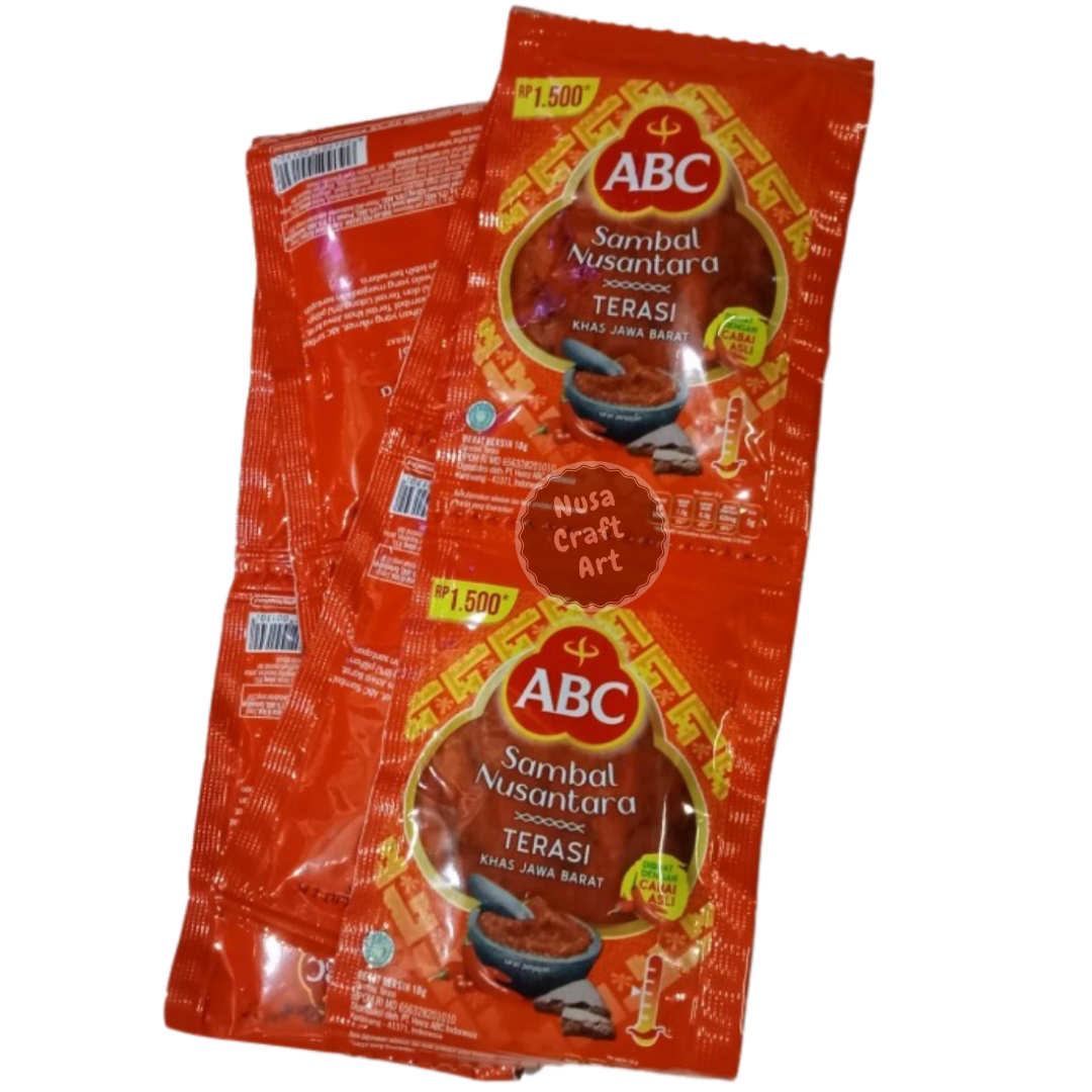 Alternative view of ABC Sambal Chili Shrimp Paste Hot Sauce Gourmet Homestyle Halal 10's