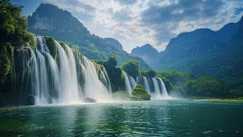 Nature Waterfall Wallpaper