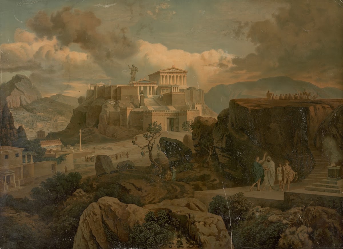 The Acropolis from the west side with the Areopagus 1909
