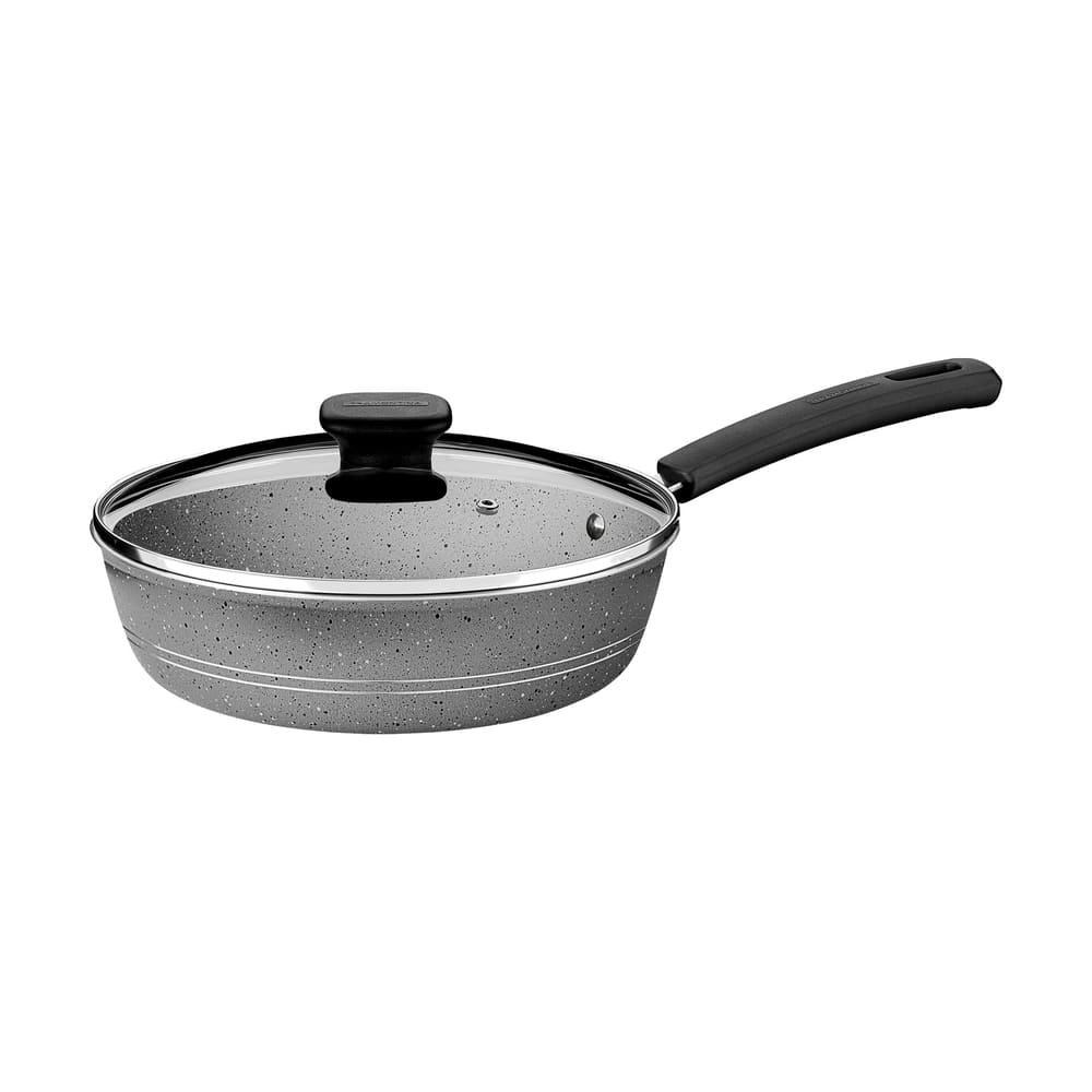 Sartén de aluminio Tramontina™ Rockstar, con tapa 24 cm