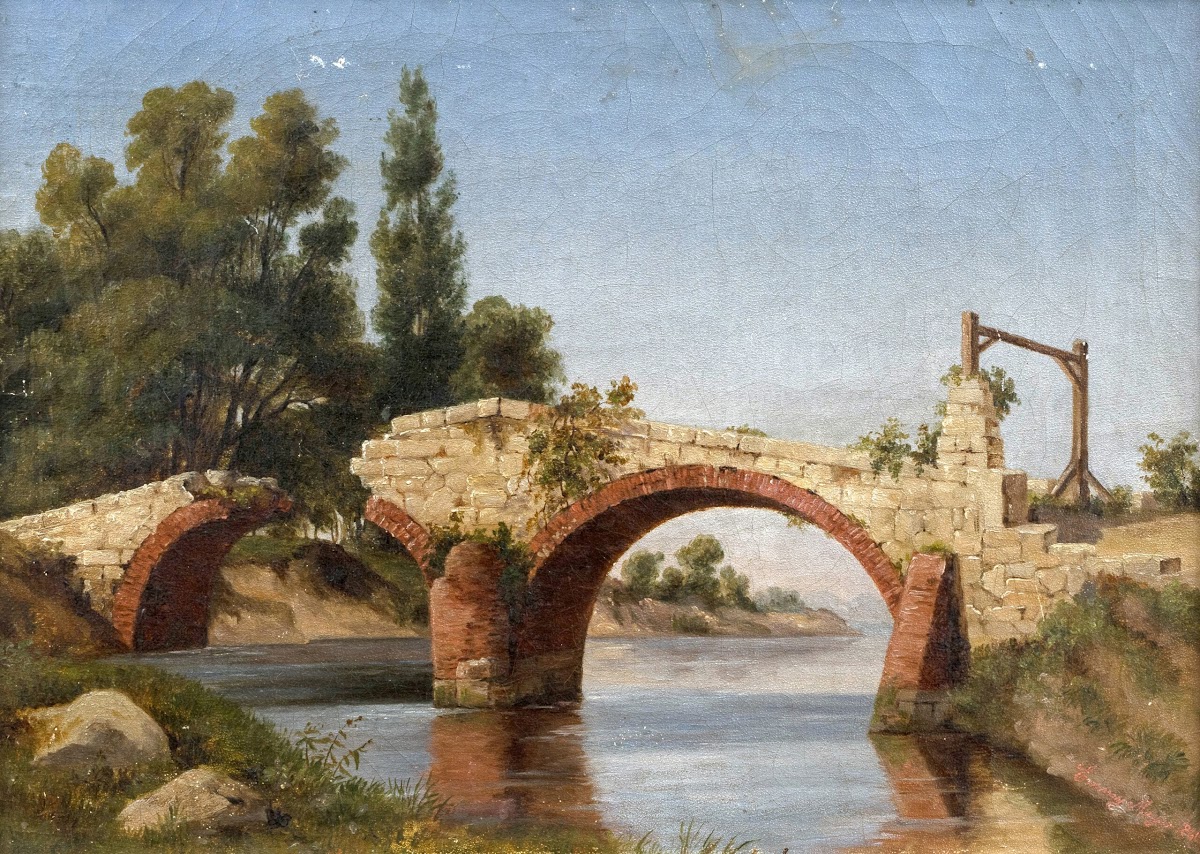 Alte Steinbrücke 1860