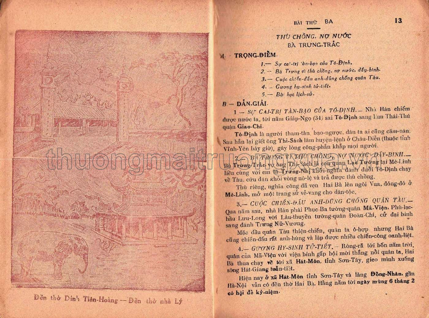 Việt sử lớp 3 (1952) - Trang 72