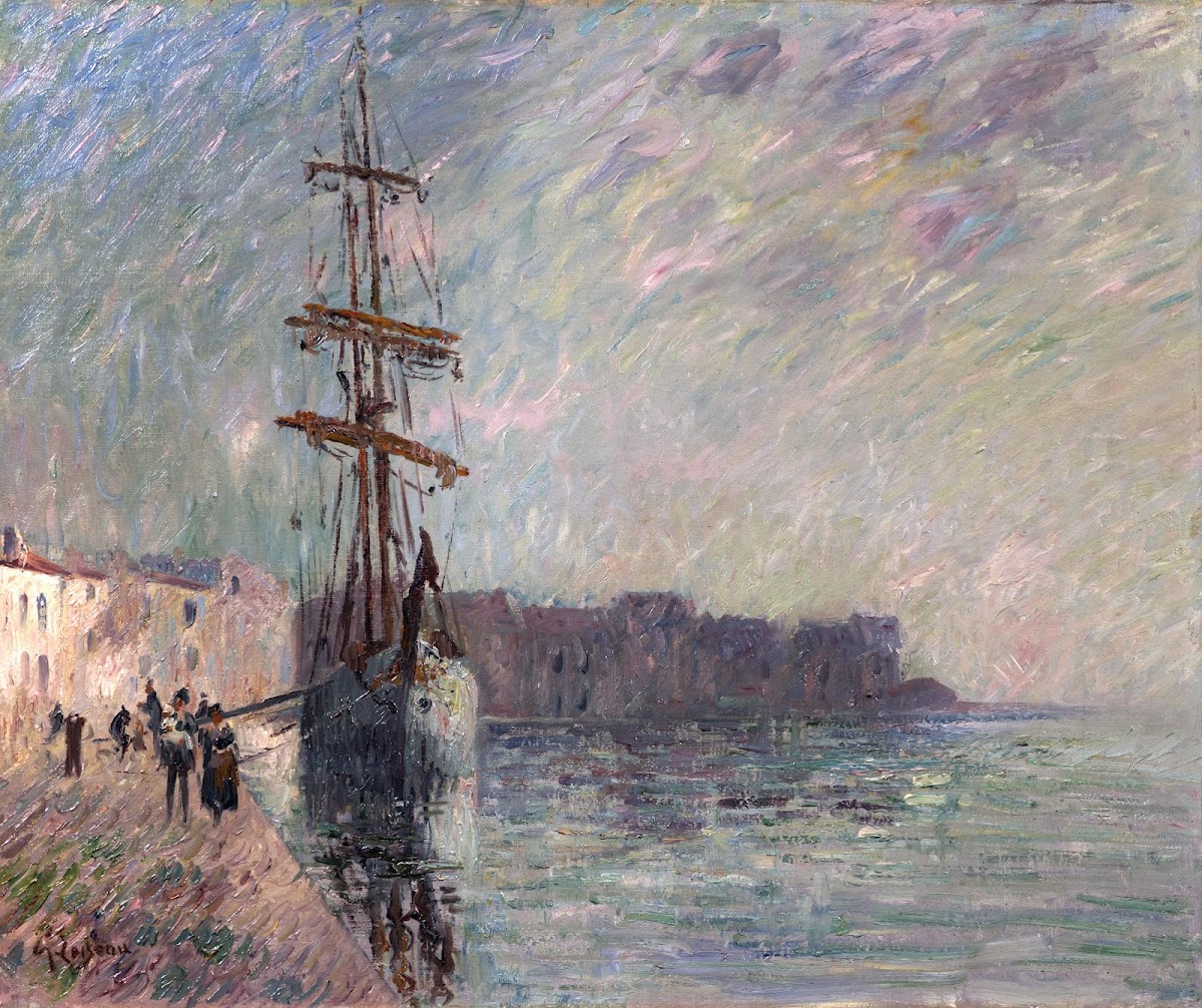 Voilier dans le port de Ferrière les Martigues 1913