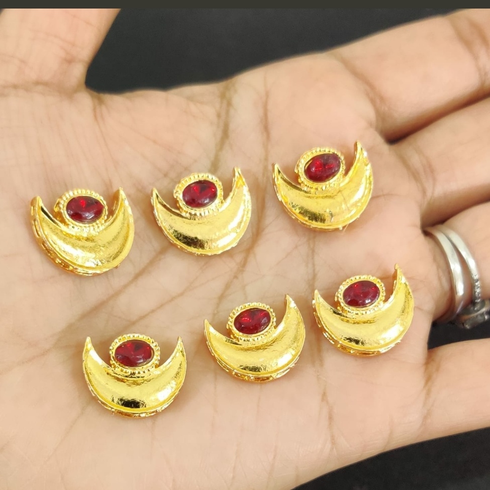 Oval Chandra Red-C204-pack of 6