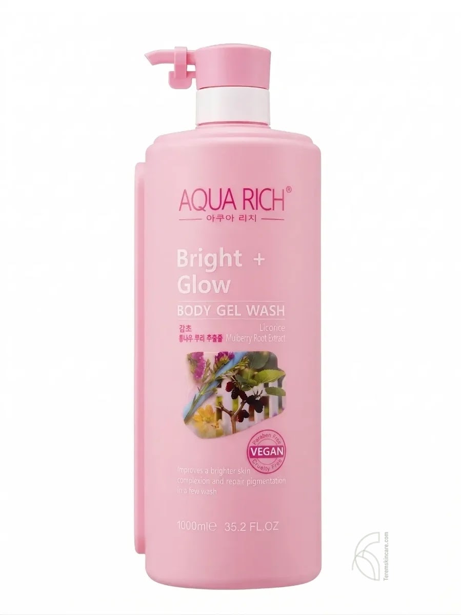 Aqua Rich Bright + Glow Body Gel Wash