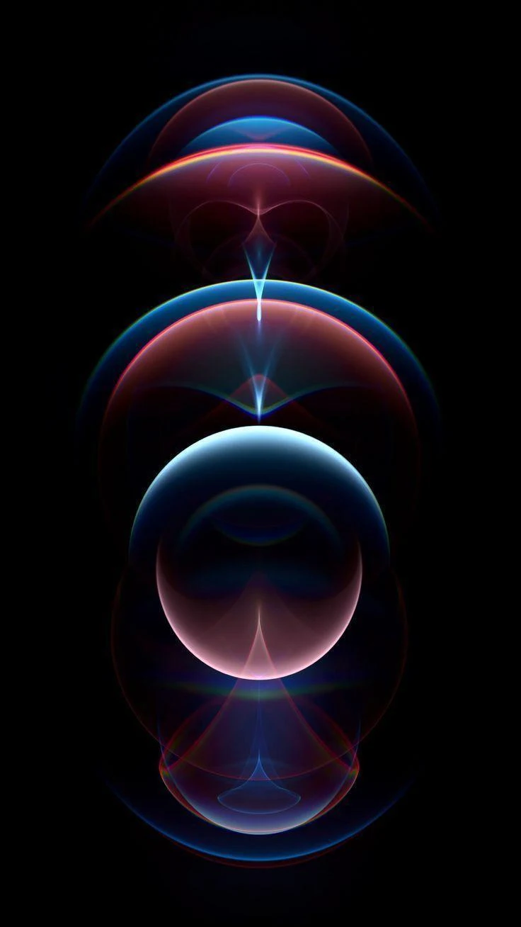 iPhone 12 Pro Official Wallpaper - Abstract Digital Art iPhone Wallpaper (736x1308)