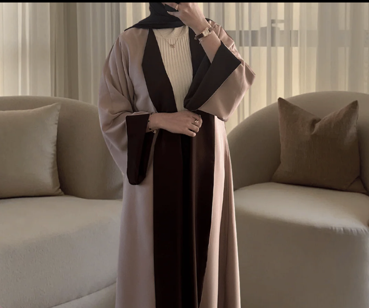 Brown double Sided Abaya