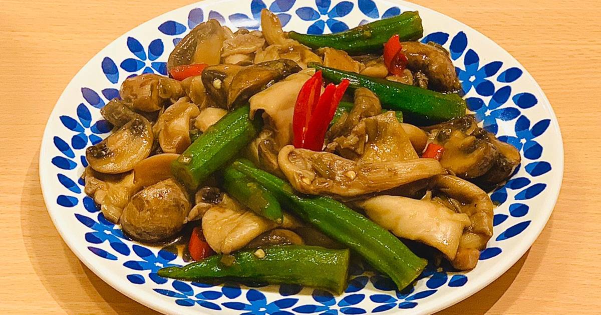 Nấm kho đậu bắp 🍄