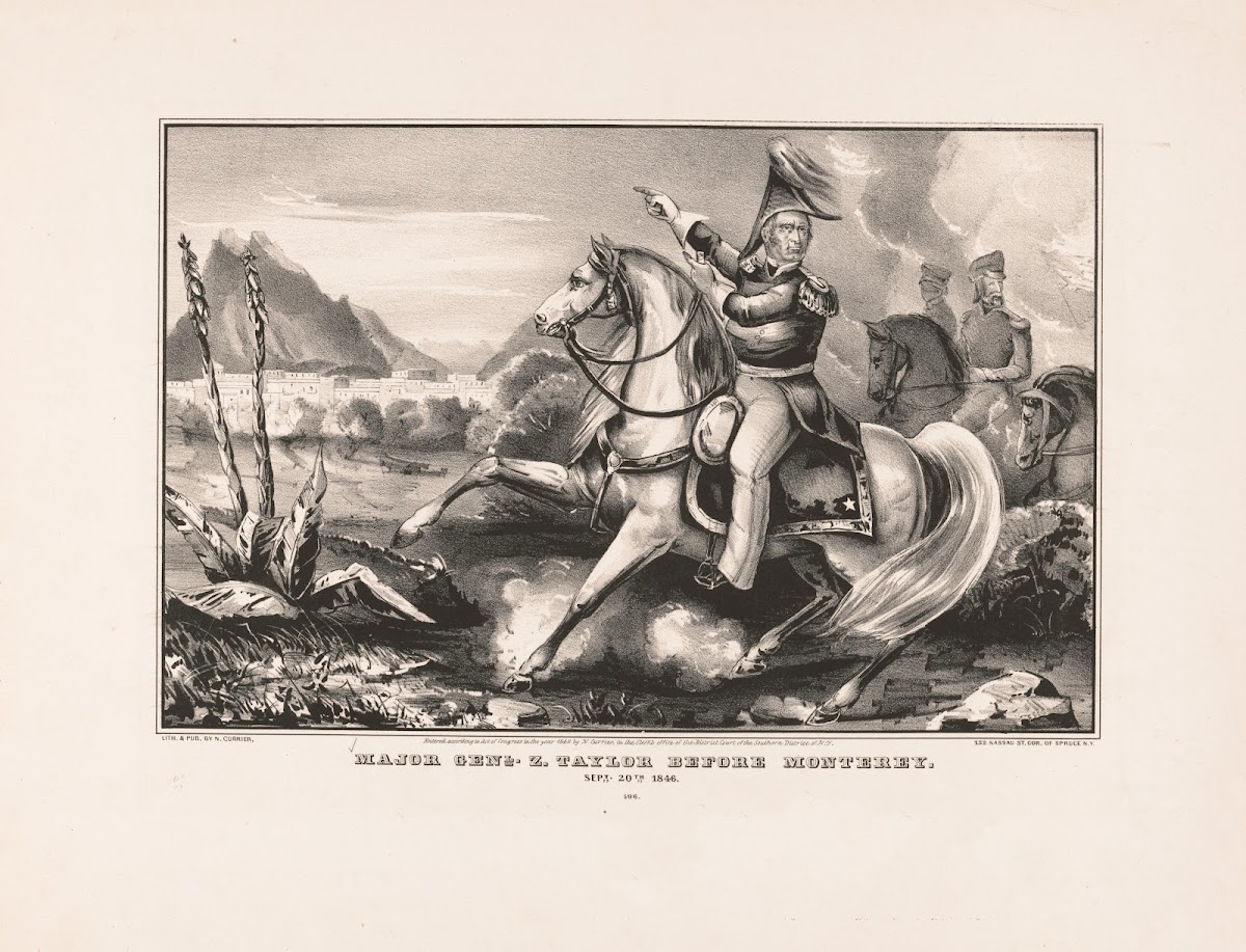 Major General Zachary Taylor before Monterey Sept 20th 1846 1846