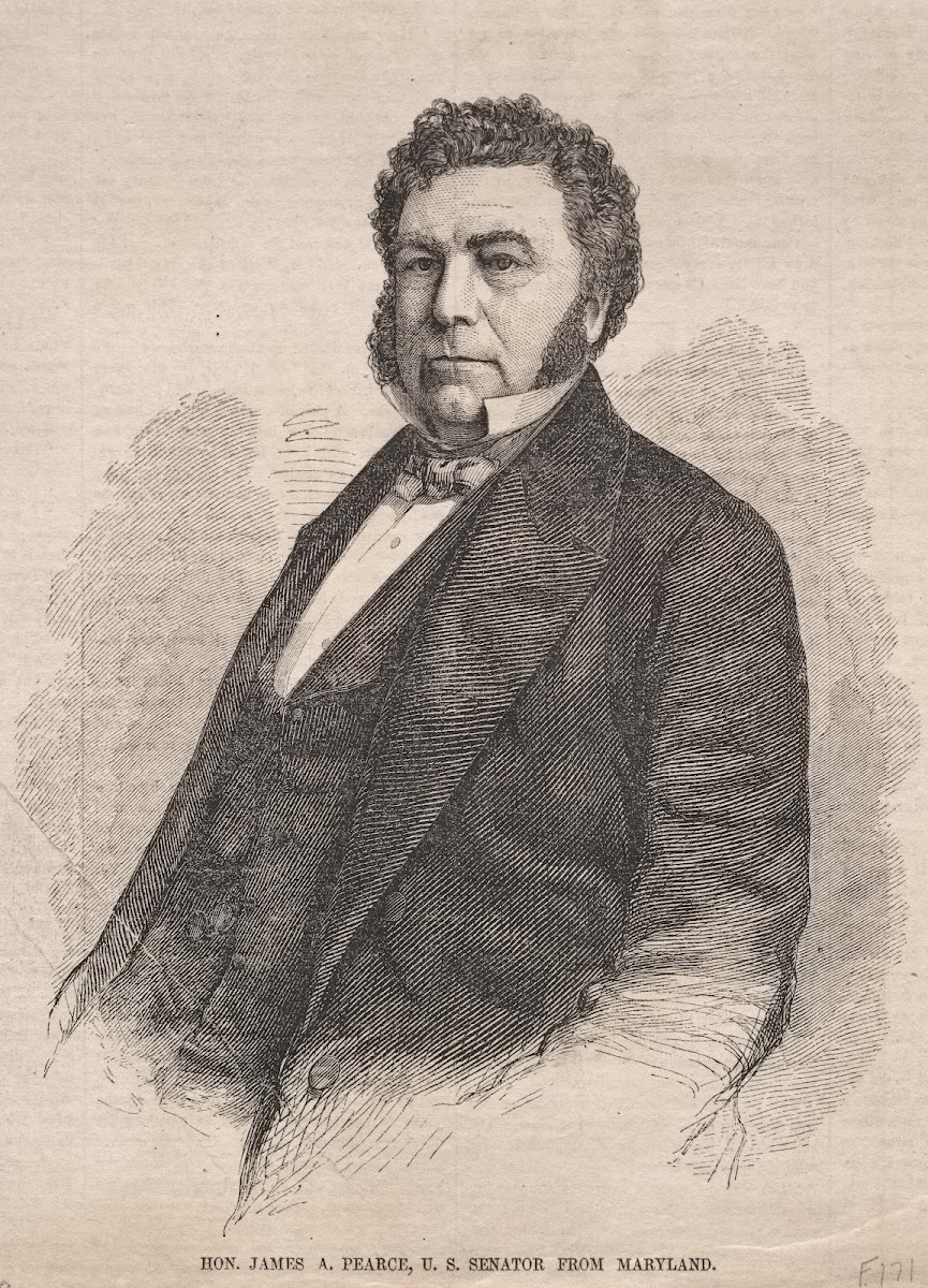 Hon James A Pearce U S Senator from Maryland 1859