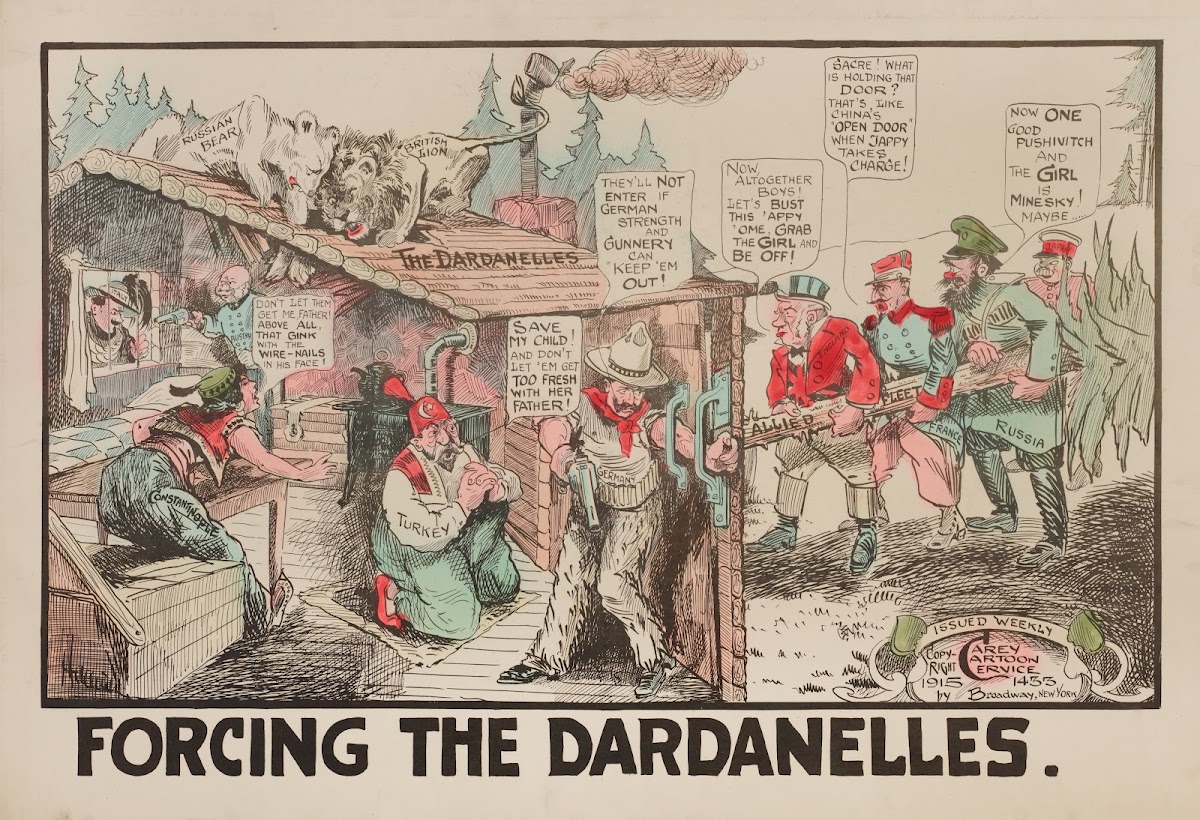 Forcing the Dardanelles 1915