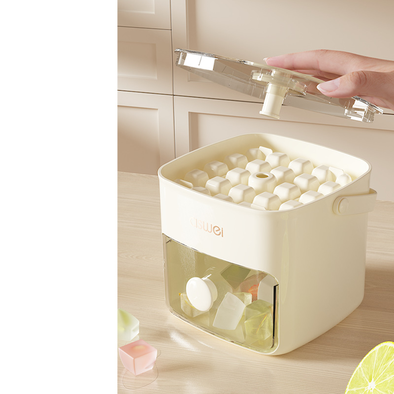 Eiswürfelform mit Druckentleerung, Kunststoff
