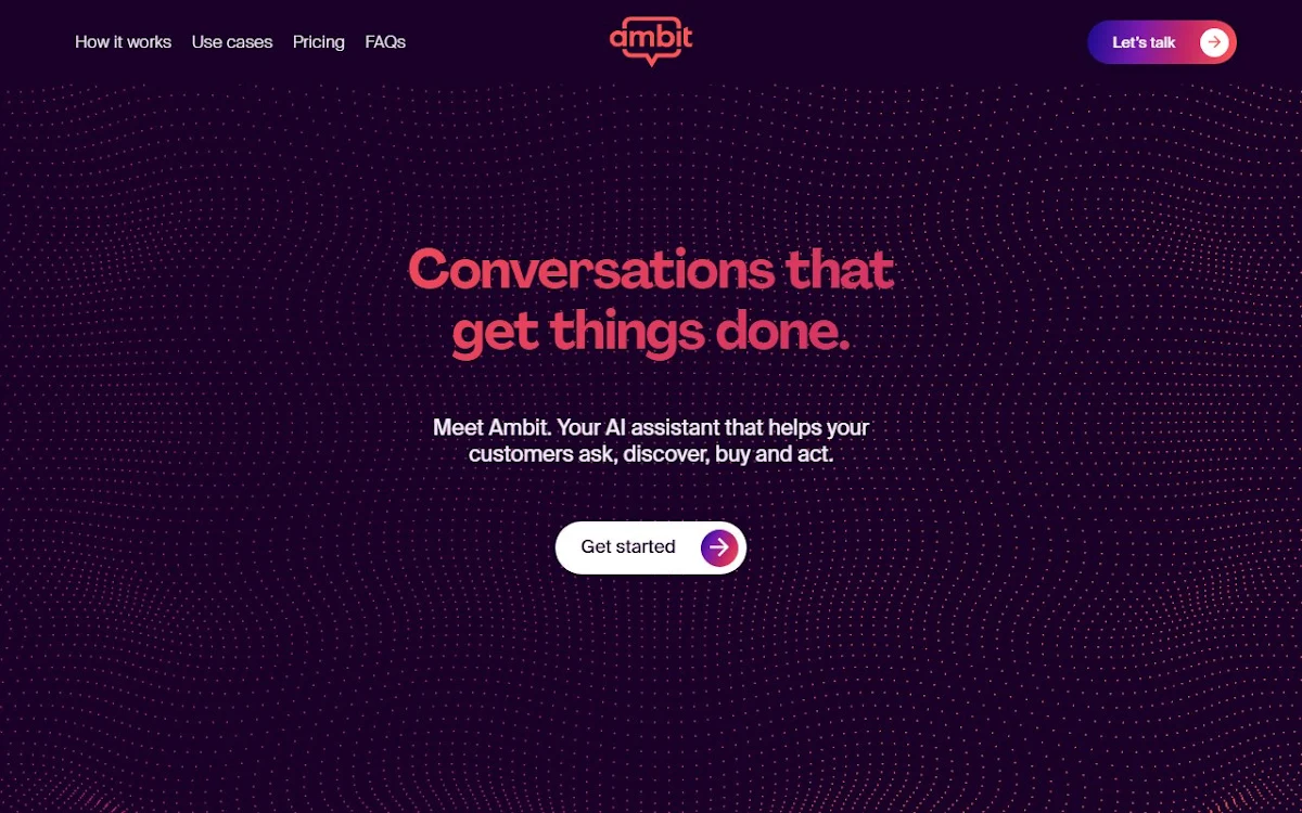 Captura de ambit.ai