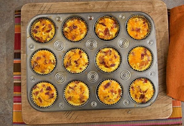 Bánh Cupcake Mặn Cho Bữa Sáng