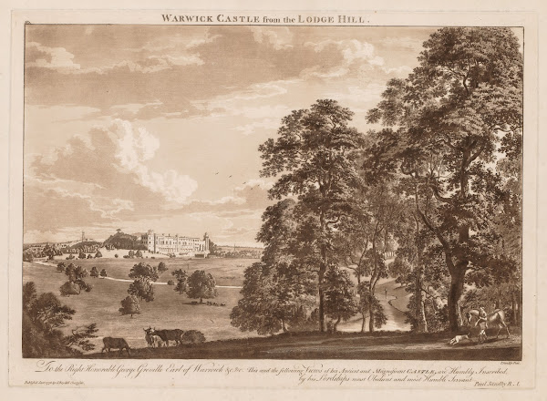 Warwick Castle from the Lodge Hill 1776