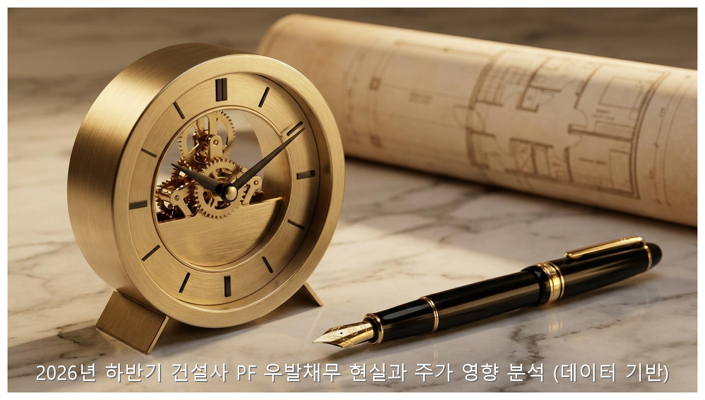2026년 하반기 건설사 PF 우발채무 현실과 주가 영향 분석 (데이터 기반) 핵심 안내 및 분석 인포그래픽 (3)