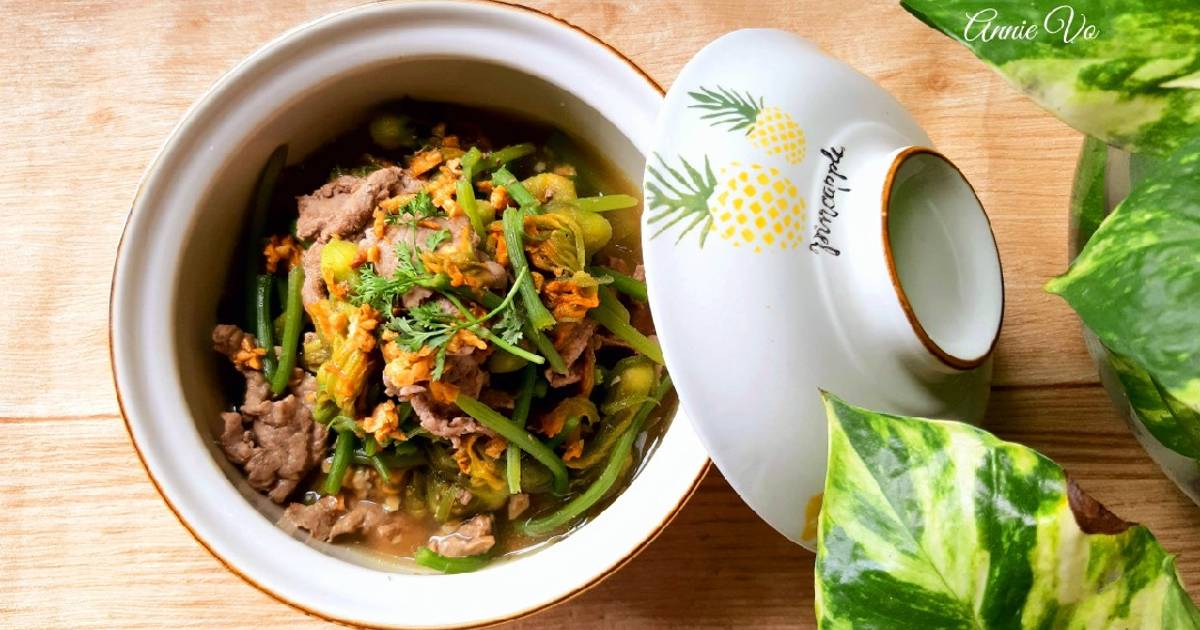 Bò xào bông bí