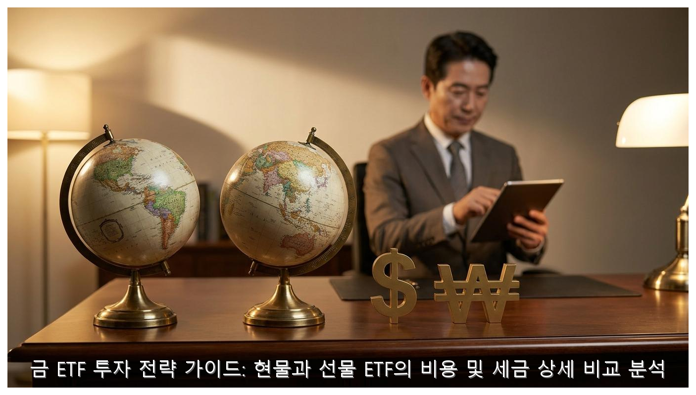 금 ETF 투자 전략 가이드: 현물과 선물 ETF의 비용 및 세금 상세 비교 분석 핵심 안내 및 분석 인포그래픽 (6)