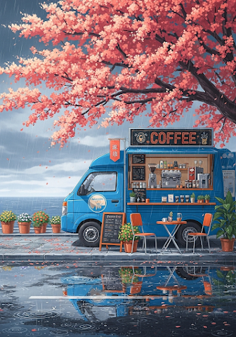 Rainy Day Coffee Truck