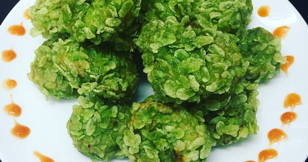 Chả cá chiên cốm