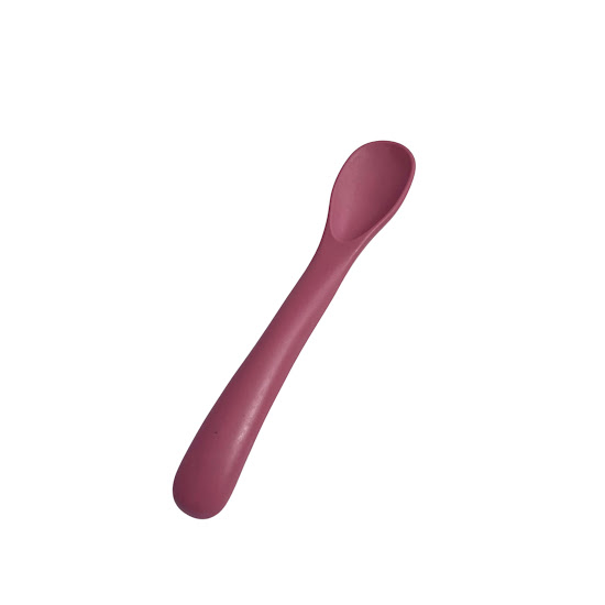 Детская ложка силиконовая для первого прикорма Twins Spoon pink