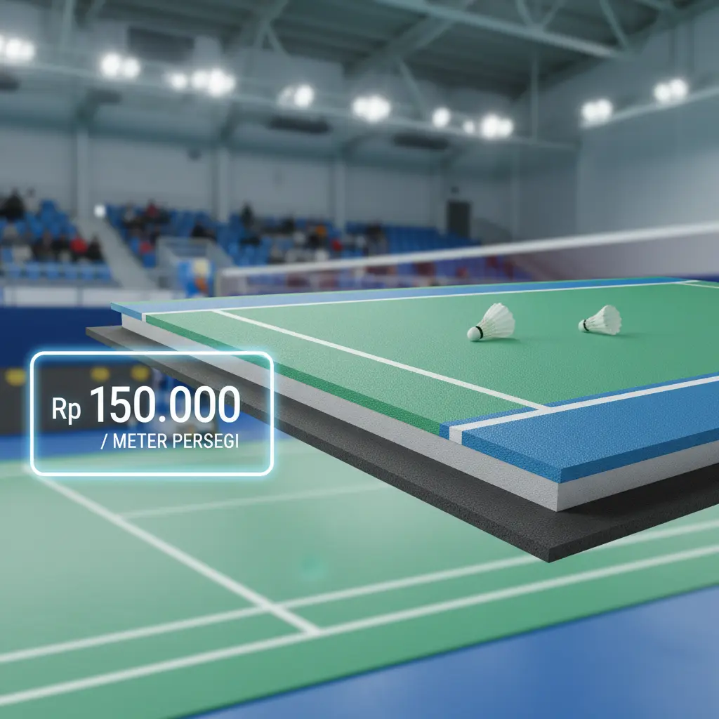 Harga karpet lapangan badminton per meter