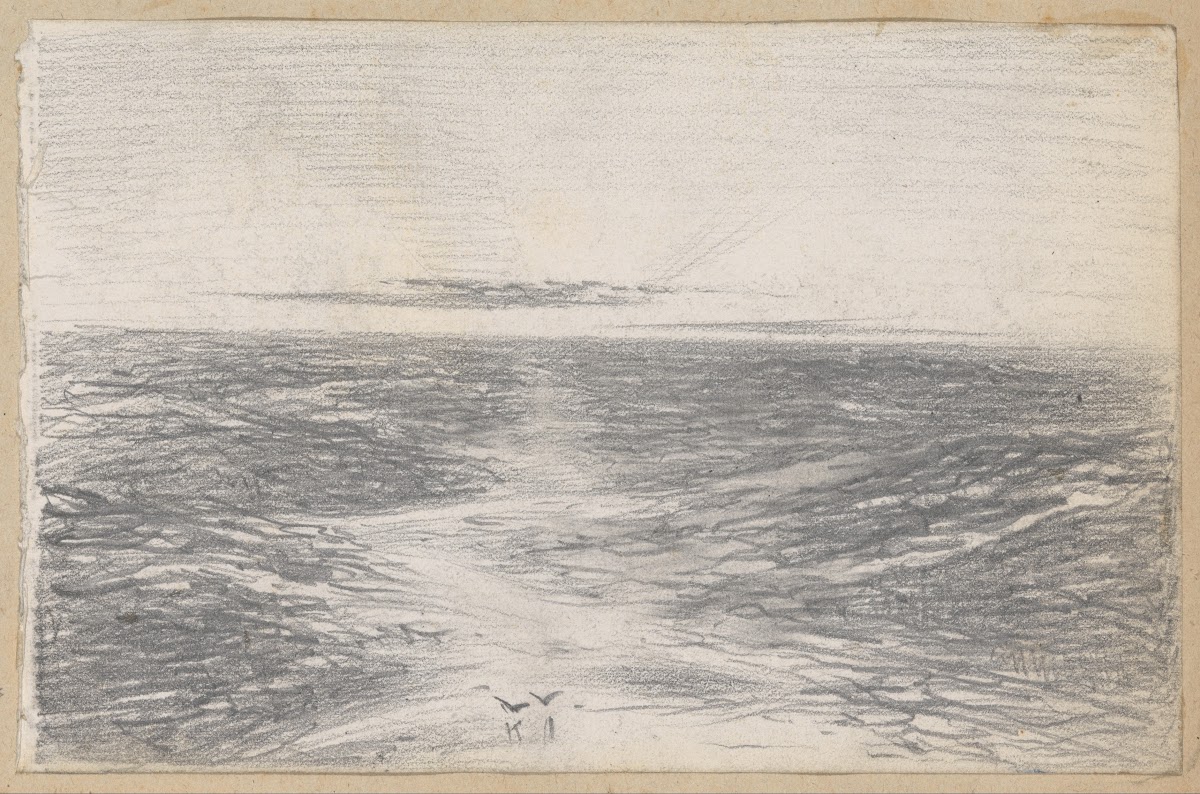 Moonlight on Waves circa 1876
