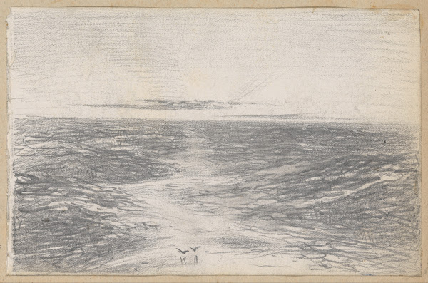 Moonlight on Waves circa 1876