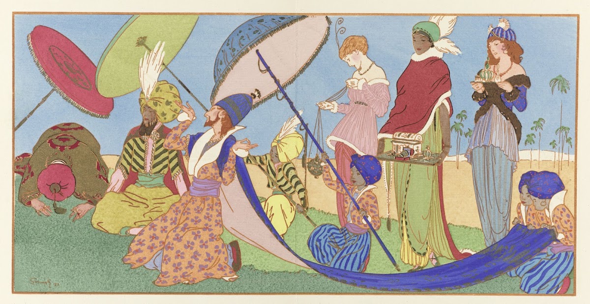LEncens Le Cinname et la Myrrhe  Robes du soir 1914