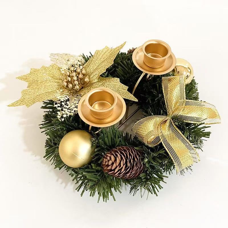 Christmas wreath made of PVC, versatile