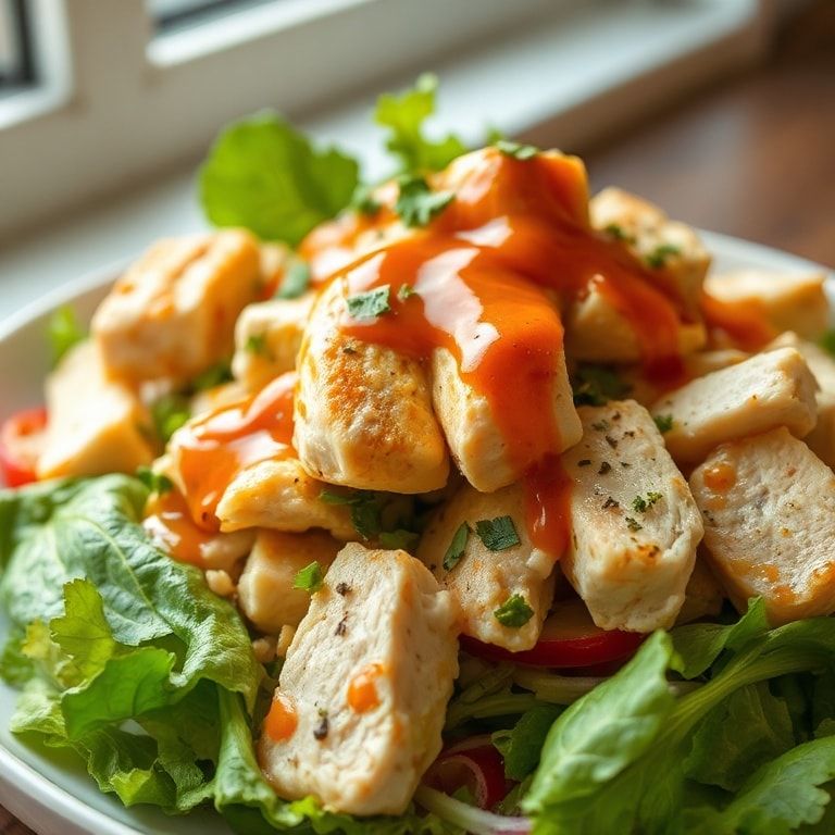 Easy High Protein Chicken Salad Recipe for Quick Dinners: Light & Protein-Packed finished