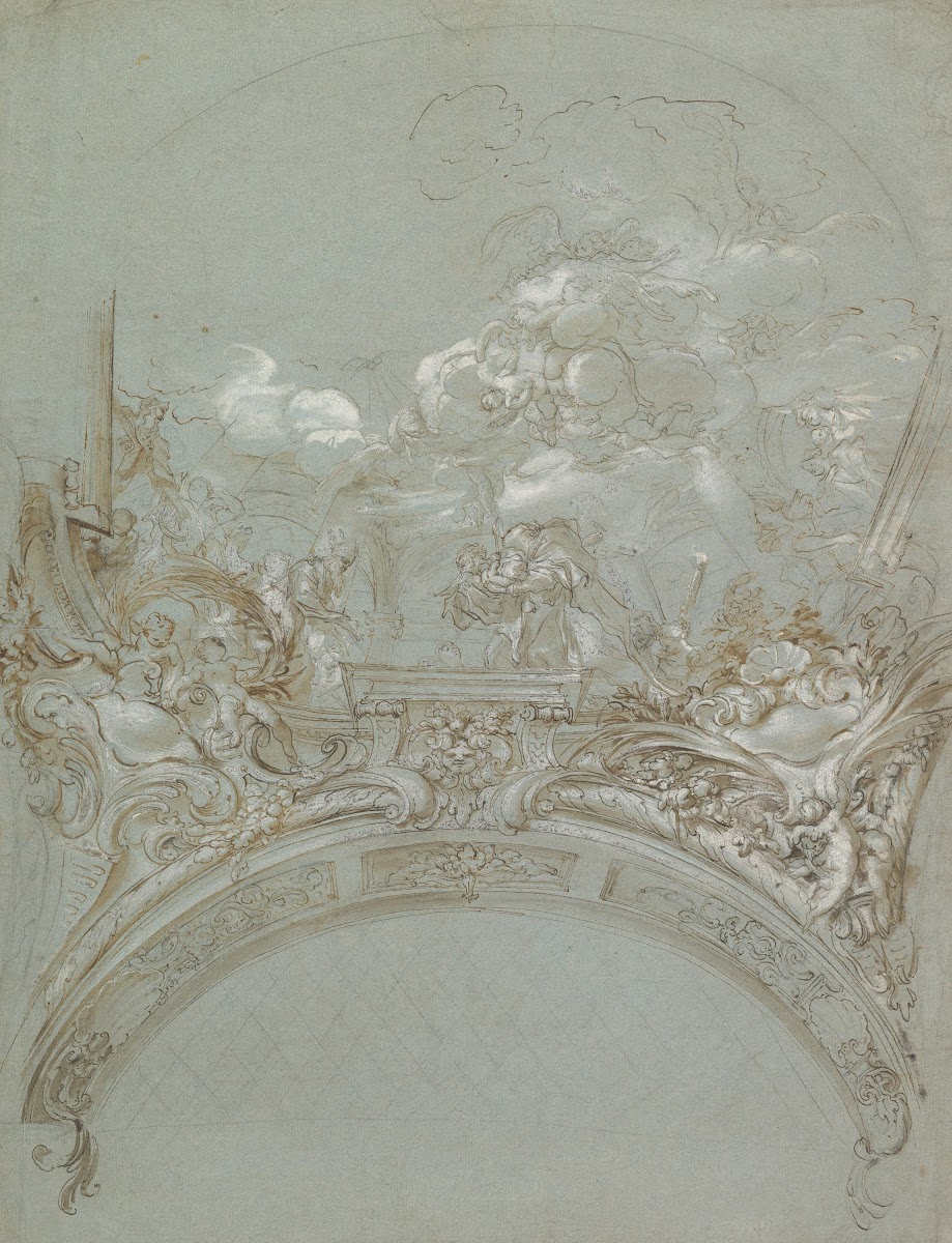 Ceiling Design with the Presentation in the Temple 16471726