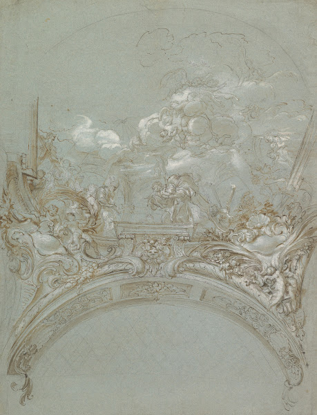 Ceiling Design with the Presentation in the Temple 16471726