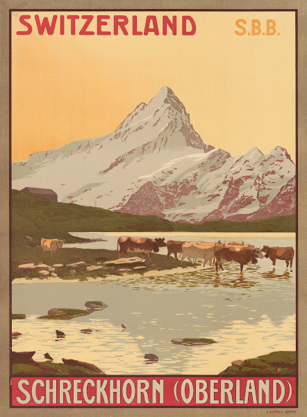 Switzerland  SBB  Schreckhorn Oberland 1904