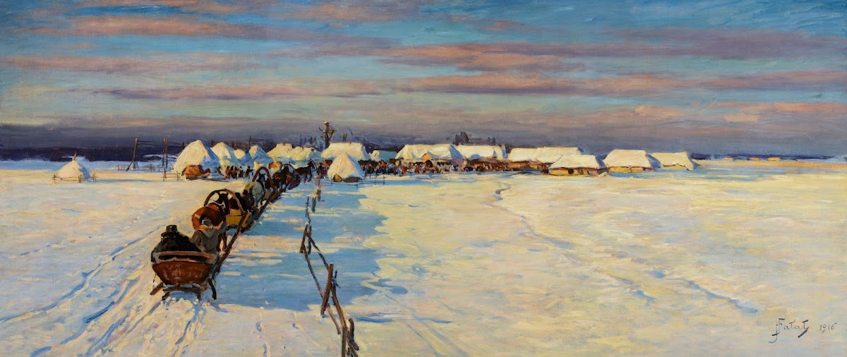 Road to the village 1916