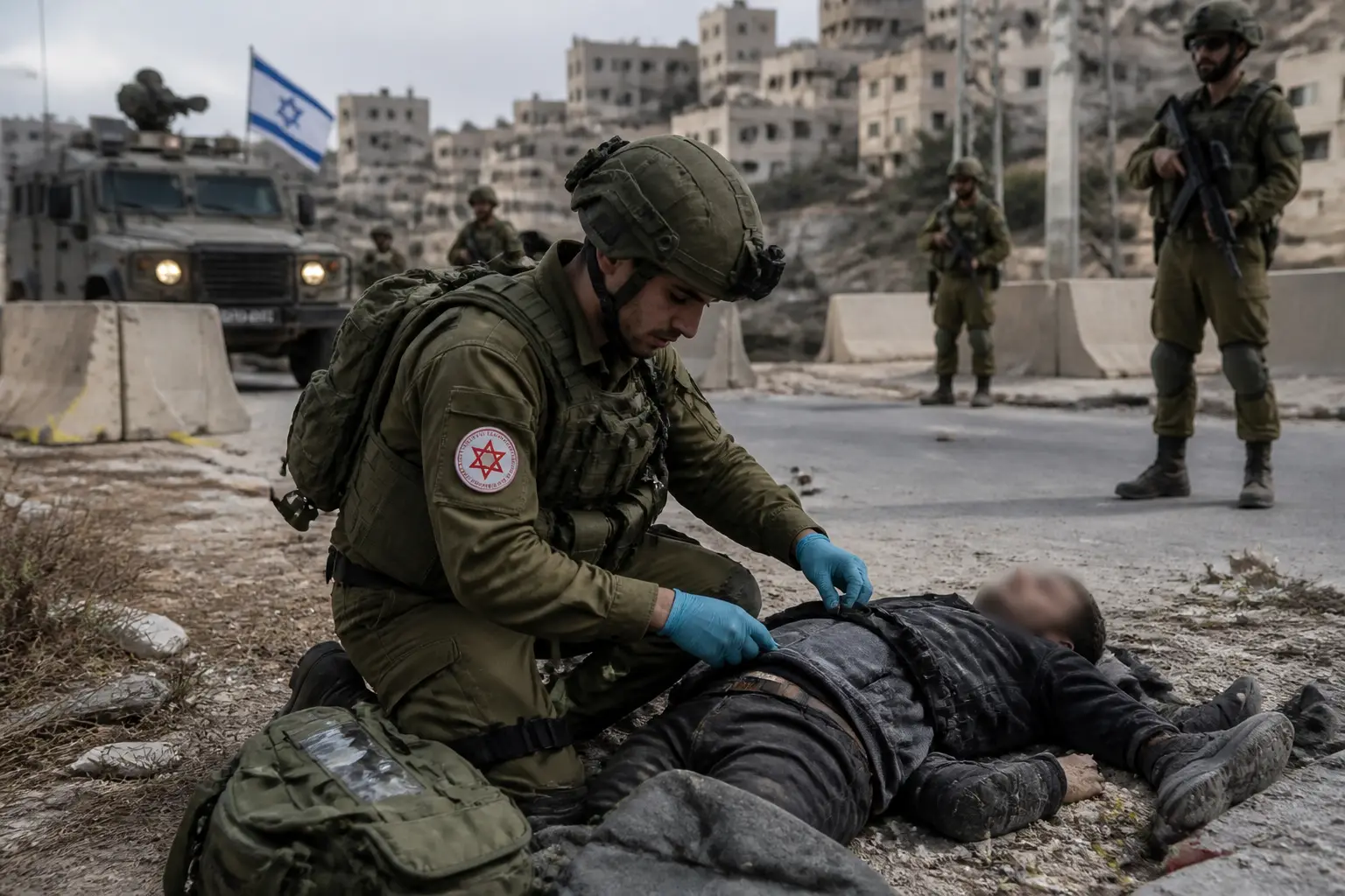 Editorial image for Israeli president pardons combat medic who shot dead wounded Palestinian attacker